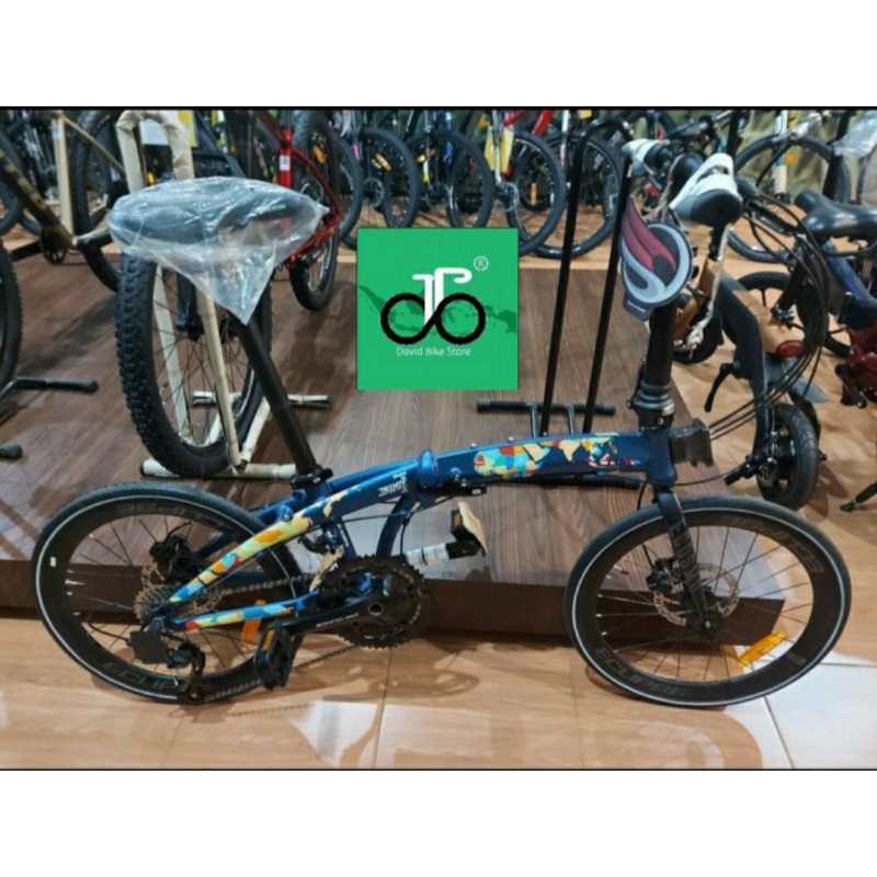 Sepeda lipat 22" Element Ecosmo Z9 Save The Earth TERBARU