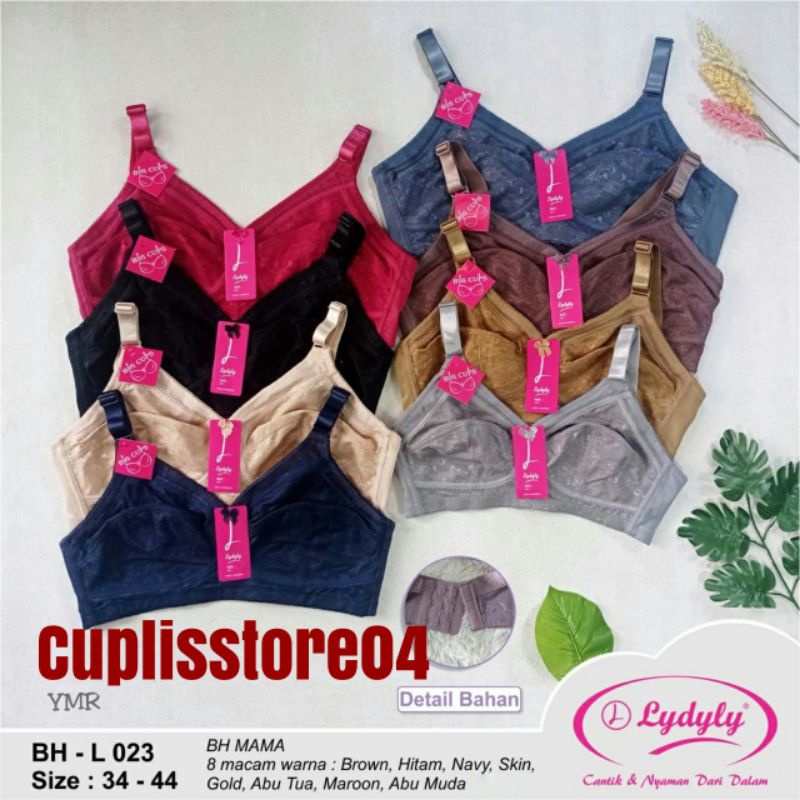 BH LIDILY L023 BIG CUP TANPA BUSA DAN KAWAT(SATUAN)