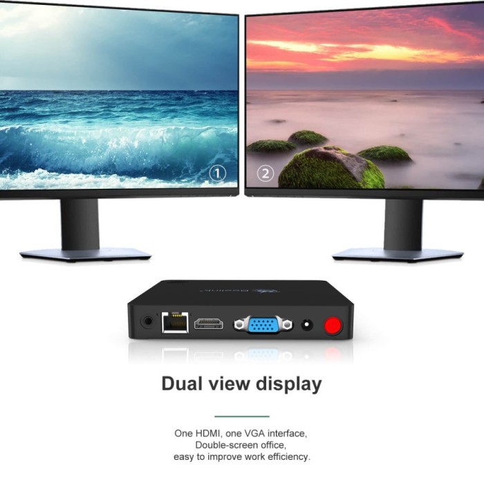 Mini PC MII-V Intel Apollo Lake Celeron J3355 Windows 10 diatas Z83-V