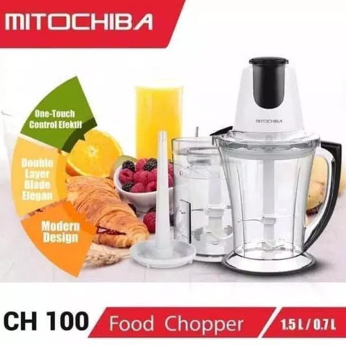 MITOCHIBA Food Chopper CH100-Mesin Penggiling Daging&Bumbu-Blender | Chopper
