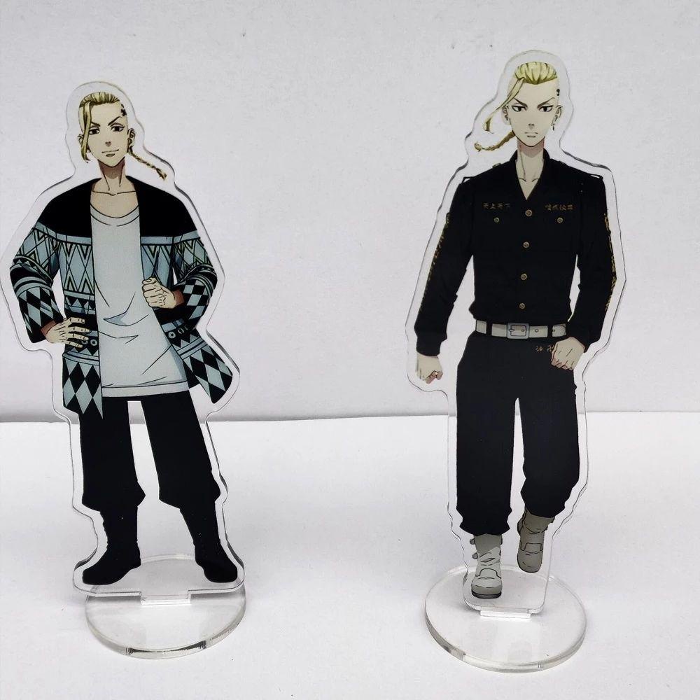 Lanfy Tokyo Revengers Standing Figure Model Piring Figure Dekorasi Desktop Hias Desk Decor Standing Plate Manjiro Ken Tokyo Revengers Karakter