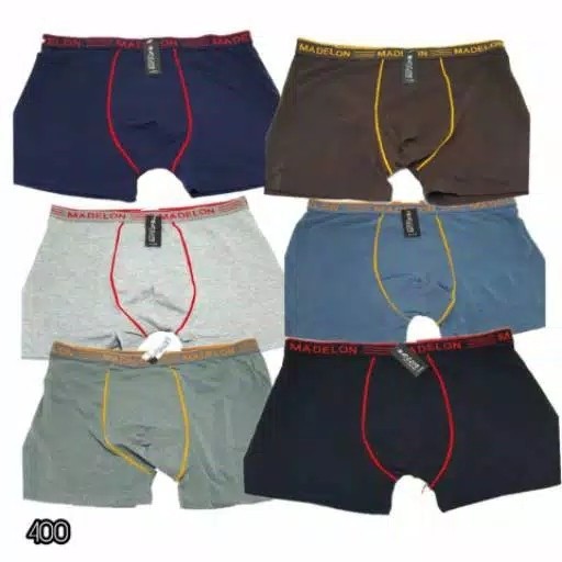 COD!! SH_ BOXER PRIA MADELON SIZE M/L/XL //CELANA DALAM PRIA MADELON MODEL BOXER WARNA RANDOM 3pcs