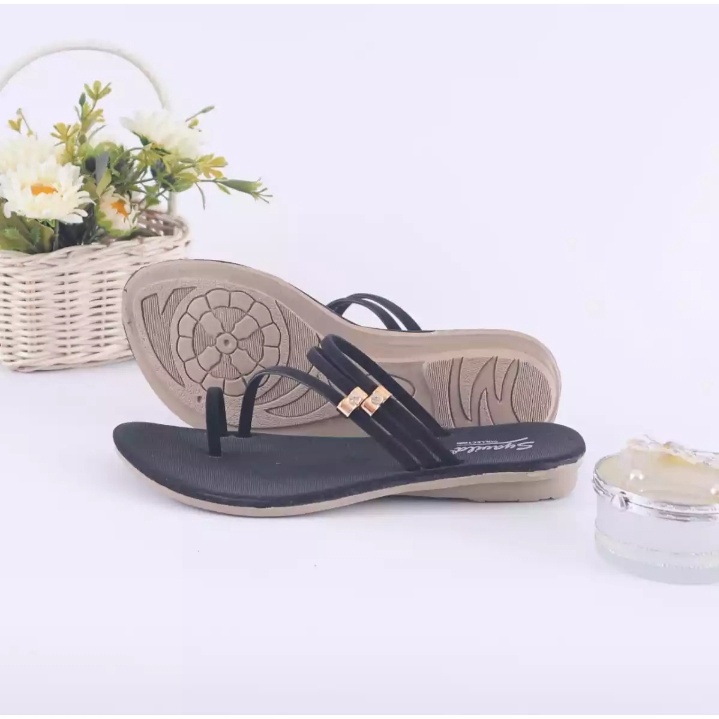 Satohama Sandal Wanita Terbaru Murah Kokop Jepit Silang / Sandal Flat Teplek / Sendal Sepatu Cewek Terbaru 2022