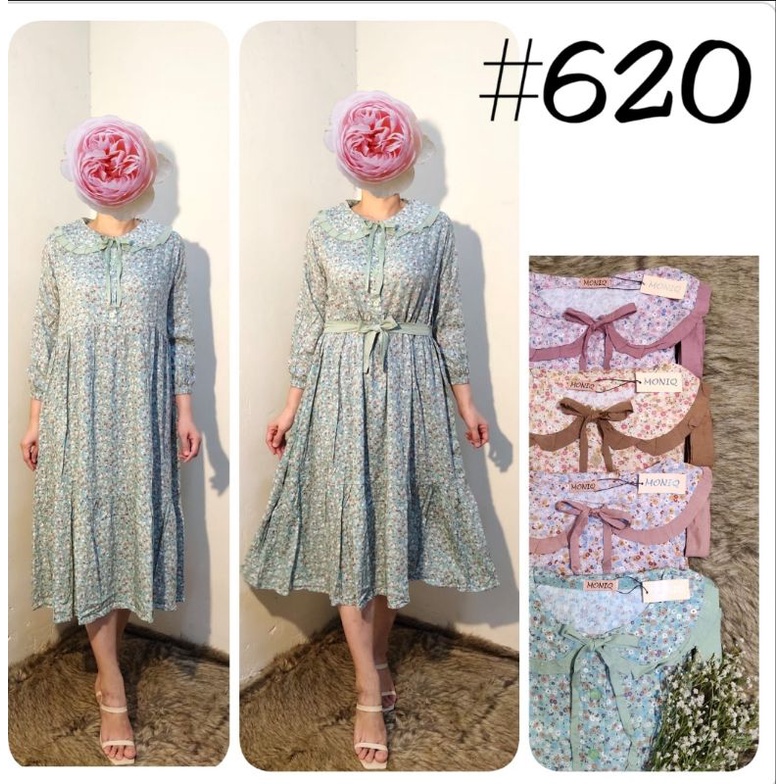 Dress Midi Rayon Moniq #620