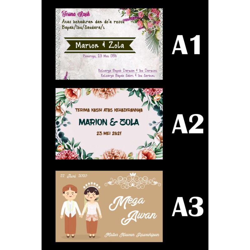 

KARTU UCAPAN TERIMA KASIH / KARTU SOUVENIR / KUPON SOUVENIR / THANK YOU CARD