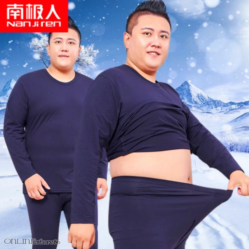 Baju Long John Pria BIG SIZE JUMBO Winter thermal LongJhon musim dingin Original Import Grade A Teba