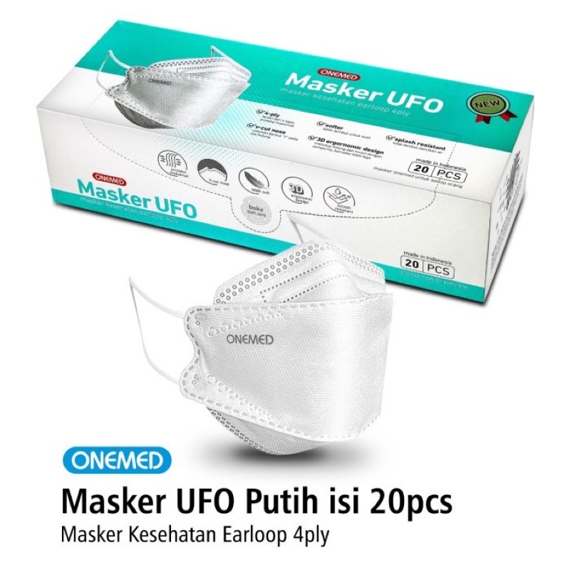 Masker KF94 OneMed masker Medis UFO