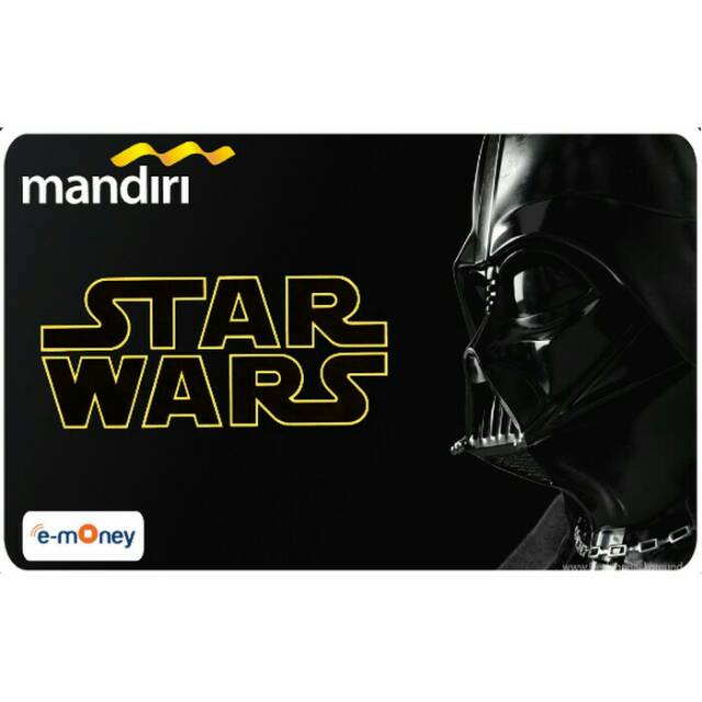 Kartu E-Money Mandiri Star Wars Dart Vader II..