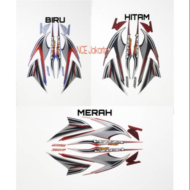 STIKER STRIPING HONDA VERZA 2013