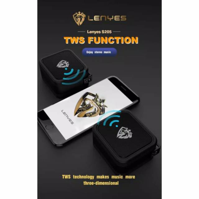 Lenyes Speaker Bluetooth Portable S205