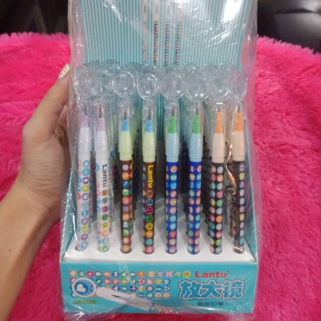 

SALE!! ISI 48 PCS Pensil Lantu LUCU bongkar pasang
