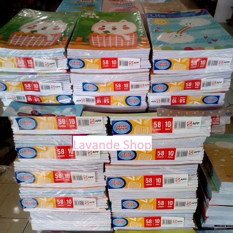 

Buku Tulis Sidu 58 Kertas Isi 10 Buku RB9