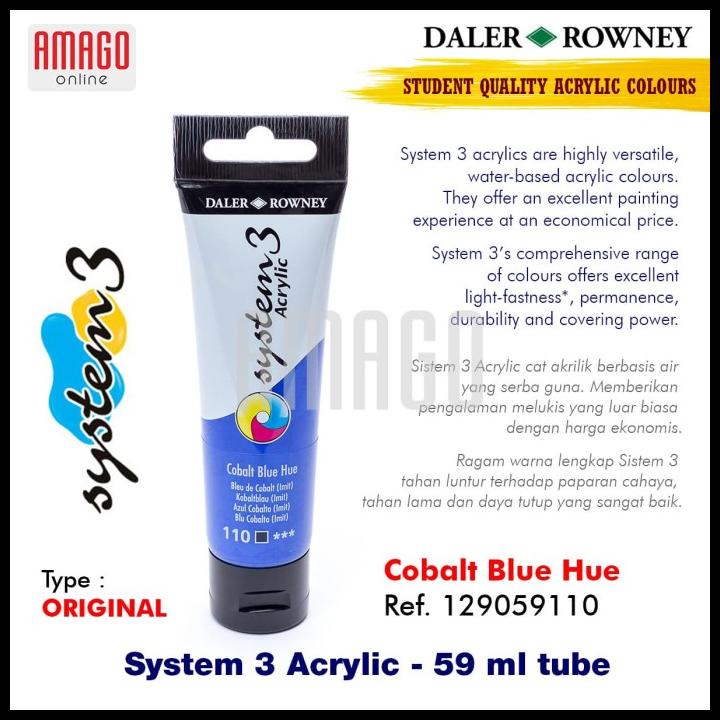 

Daler-Rowney - System 3 Acrylic 59 Ml - Cobalt Blue Hue - 129059110