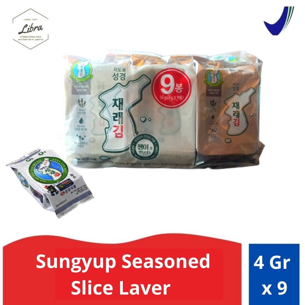 

Sung yup Seasoned Slice Laver 4gr x 9