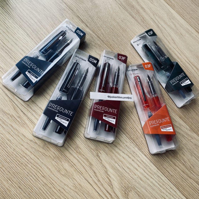 

Pulpen - Platinum Prefounte Fountain Pen Fine #Iroshizuku Kakuno Metropolitan
