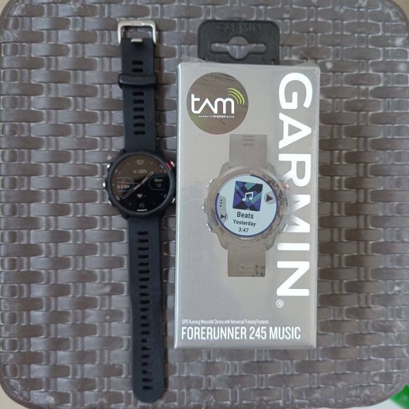 GARMIN FORERUNNER 245 MUSIC FR 245 MUSIC BEKAS SECOND MULUS GARANSI RESMI