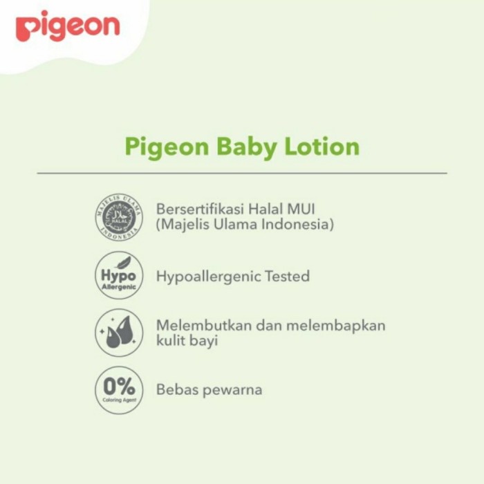 PIGEON Baby Lotion 100ml Losion Bayi Pelembab Kulit Bayi