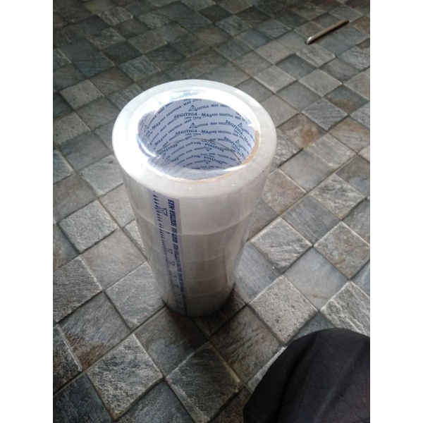 

Lakban tape bening segitiga mas 45mm x 90 yard - satuan