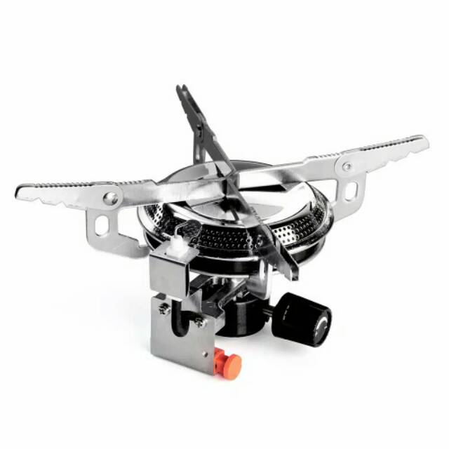 Kepala kompor lebar pemantik api gas portable mini stove ultralight with starter fire