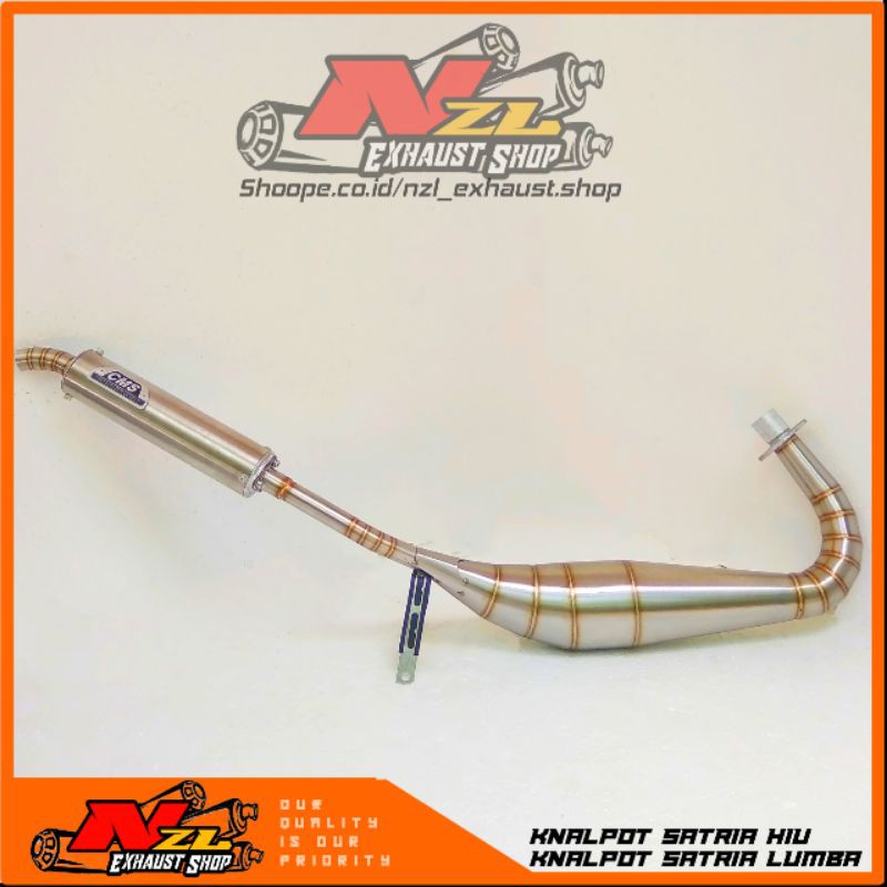 knalpot Satria 2 tak CMS | knalpot satria lumba | knalpot satria hiu