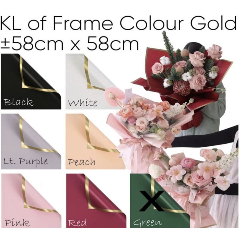 

Flower Wrapping / Kertas Buket Bunha / Cellaphane