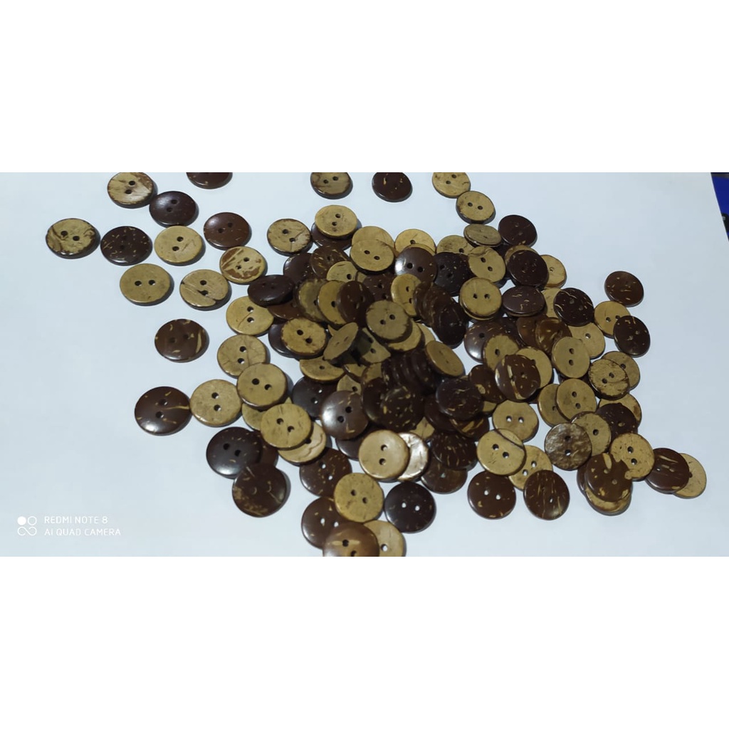 kancing batok 20L ( 1,3cm ) isi -+ 1000 biji per bungkus