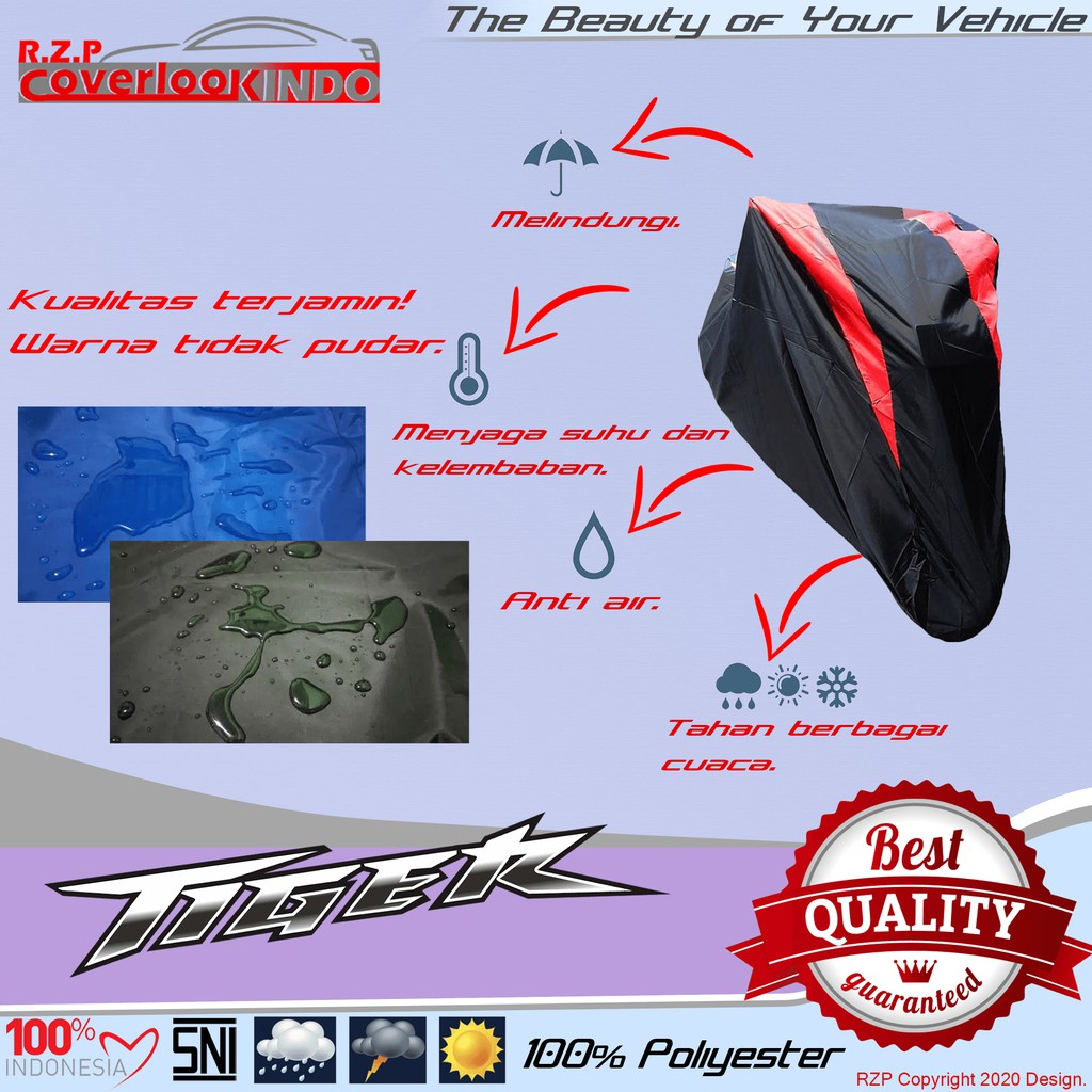 SELIMUT MOTOR TIGER COVER MOTOR TIGER SARUNG MOTOR TIGER BEST PRODUCT