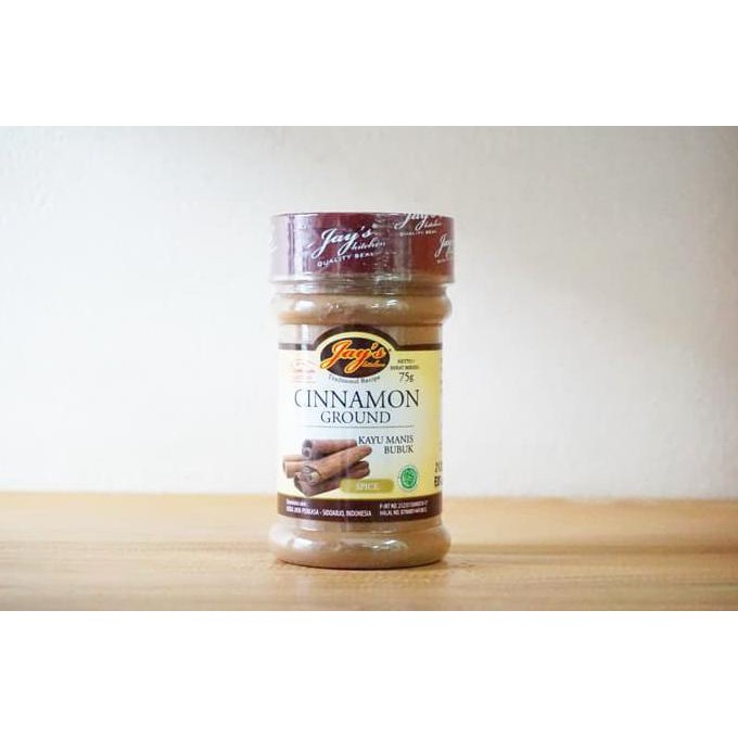 

BERKUALITAS! Jay's Cinnamon Ground 75g (Kayu Manis Bubuk Jays Kitchen)
