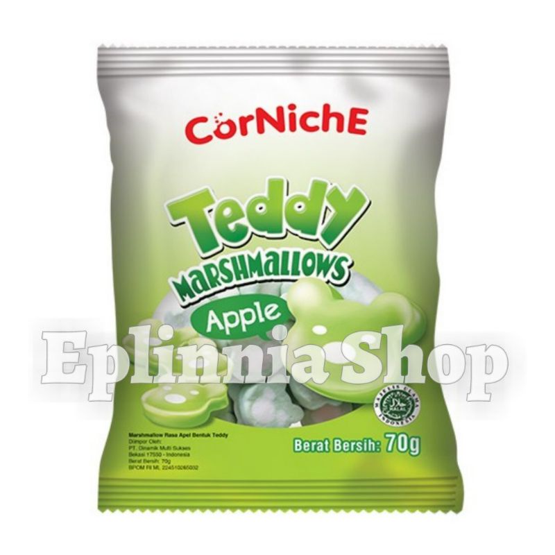 

Corniche Teddy Marshmallows Apple 70 gr - Marshmallow