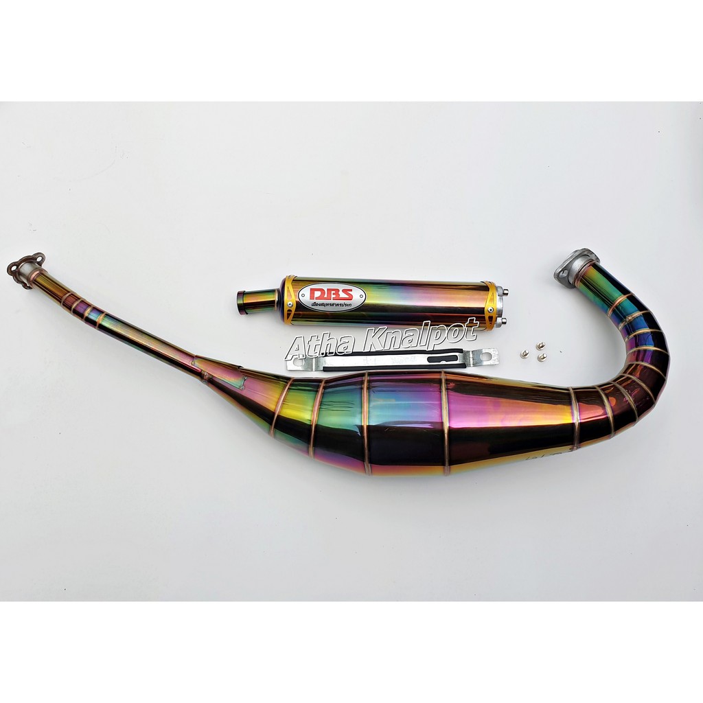 Knalpot DBS Ninja R RR SS 2tak Pelangi Stainless