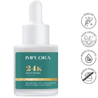 IMPLORA SERUM WAJAH (NEW 24K GOLD SERUM (GROSIR)