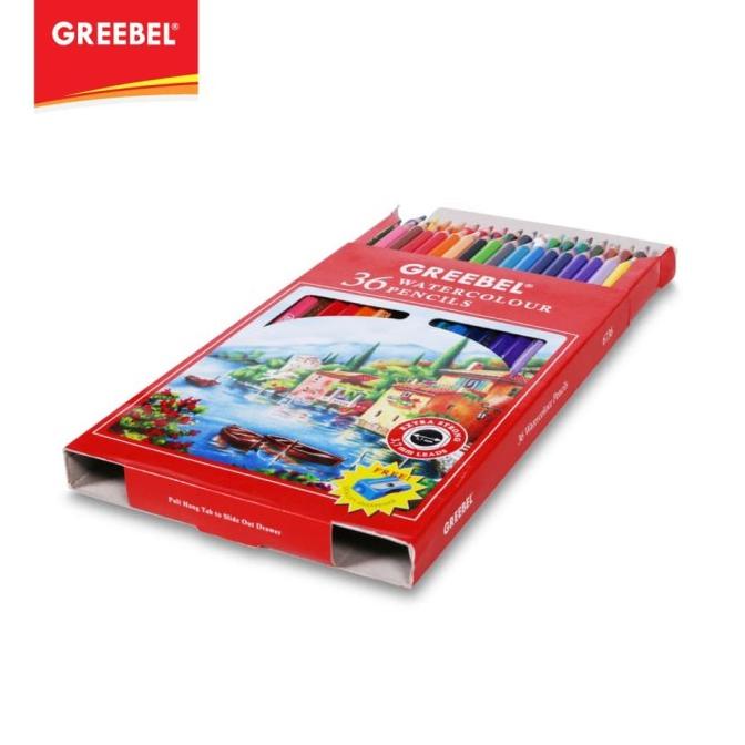 

GREEBEL 6736 3.7 Extra Strong Water Colour Pencil 36 Warna