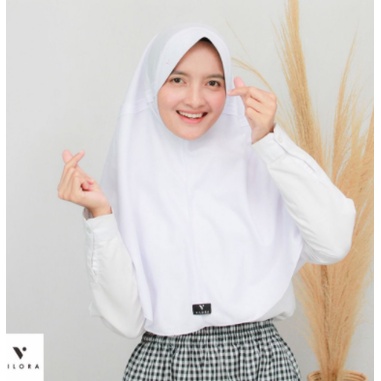 HARGA GROSIR >> JILBAB SEKOLAH SIZE M L XL XXL JILBAB VILORA NEW WARNA KERUDUNG JILBAB SEKOLAH VILOR