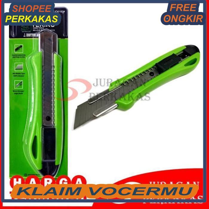 Produk Spesial Terlaris Tekiro Pisau Cutter Besar Alat Pemotong Kertas Kater Cuter Gt Ck1821 Shopee Indonesia