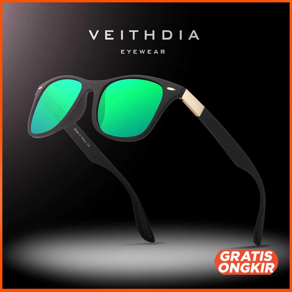 Veithdia Kacamata Classic UV Polarized Sunglasses 7029