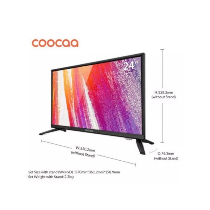 LED Tv COOCAA 24CTD2000 24 inch Digital Hd Tv