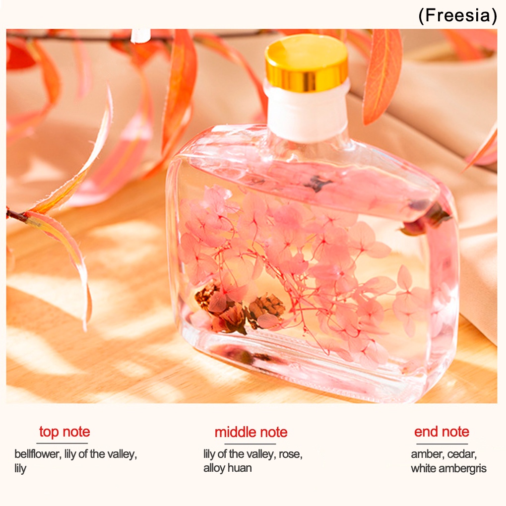 INONE Reed Diffuser Set with Sticks  100ml/50ml Aromatherapy Oil untuk Kantor Ruang Tamu Decor Kamar Tidur Aromatherapy Cocok di Hadiah & Stress Relief-5