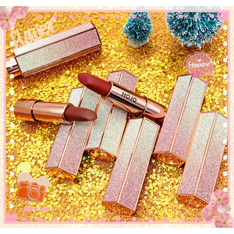 Termurah Hojo Star yiu Lipstick Velvet Matte Warna Warni Terlaris