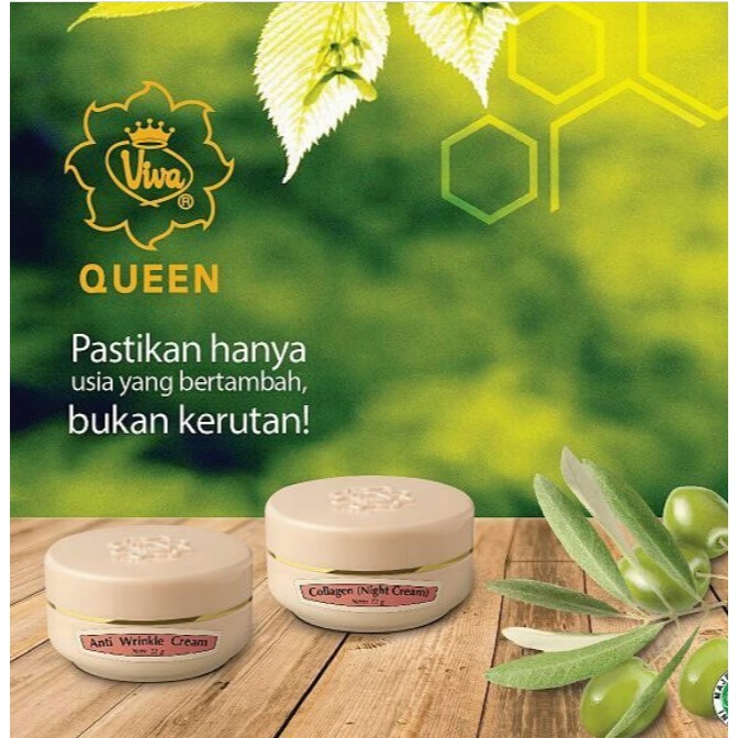 *galerybeautysemarang* Viva Anti Wrinkle Cream / Collagen Night Cream 22g