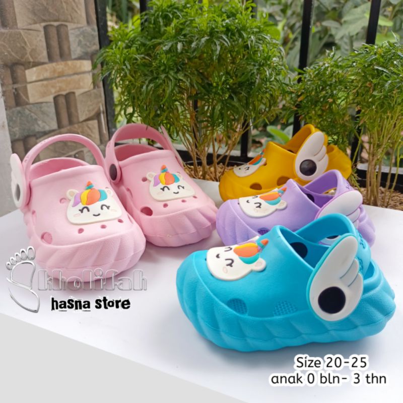 Sandal Baim Anak Perempuan Unicorn Size 20-25 Dulux 377E-UNC