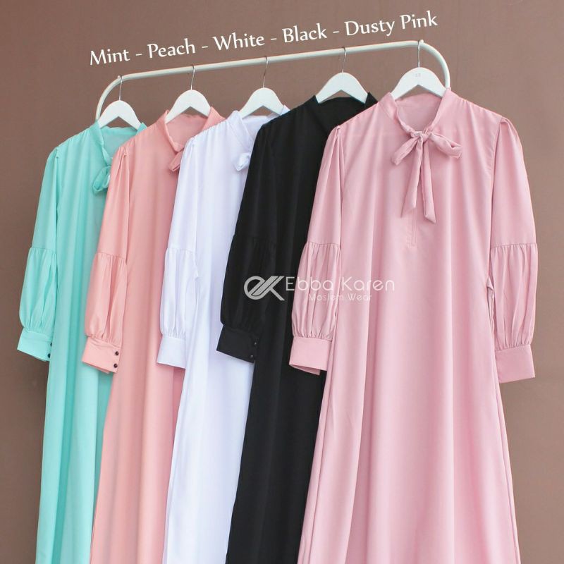 (DEFECT SALE) ELNARA DRESS BY EBBA KAREN / GAMIS WANITA / OUTFIT WANITA KEKINIAN /GAMIS MURAH BY EBB