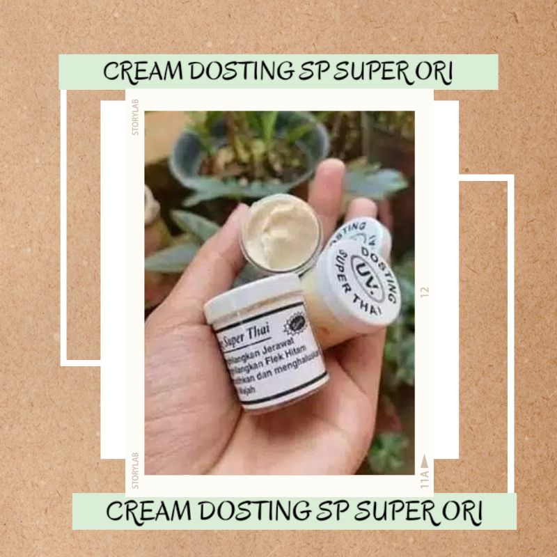 CREAM UV DOSTING SUPER THAI.CREAM PEMUTIH DOSTING SP UV SUPER