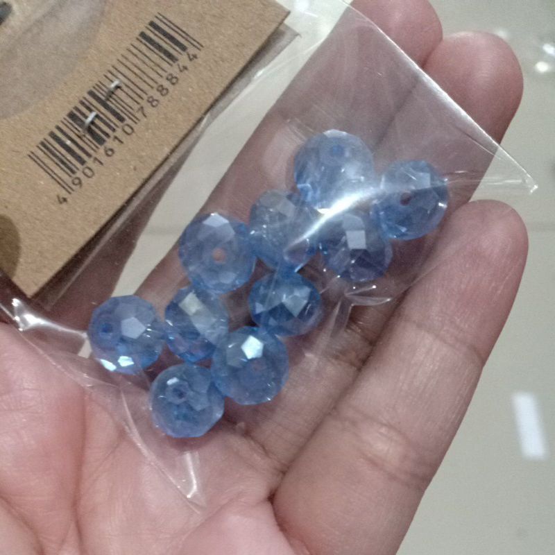 10pcs manik manik kristal ceko 10ml