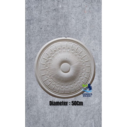 Lis/List Profil Gypsum Plafon Bunga Lampu,Motif Merak