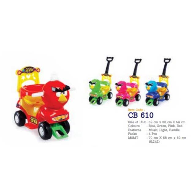 Mainan anak MOBIL DORONG CB 610