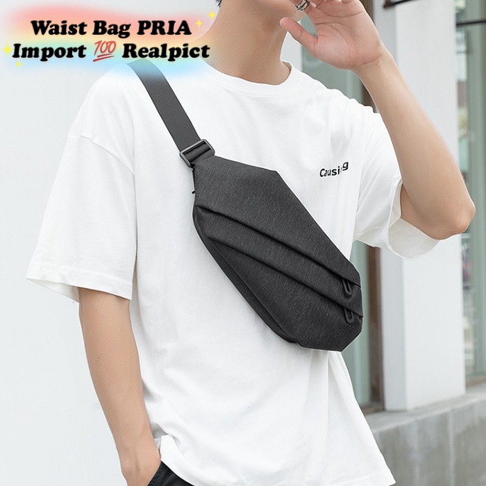 Tas Waist Bag Pria 01090880 Shoulder Messenger Bag