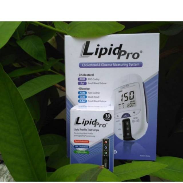 LIPID PRO ALAT TC TG HDL METER ALAT TEST GULA DARAH KOLESTEROL LIPIDPRO