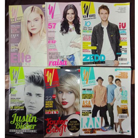 majalah bekas Majalah KAWANKU edisi 2014 majalah KaWanKu tahun 2014