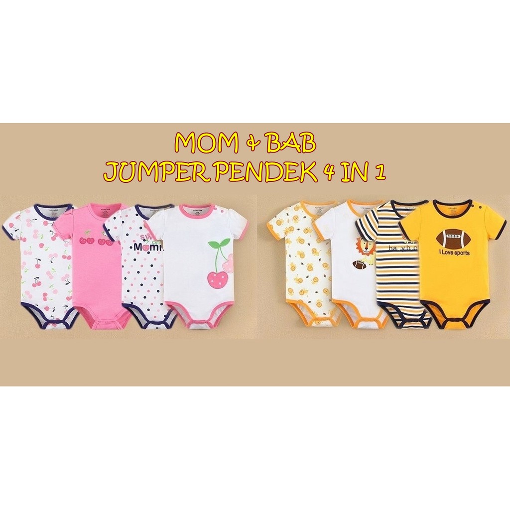 MOM &amp; BAB JUMPER PENDEK 4IN1 / JUMPER PENDEK  / JUMPER MOM &amp; BAB / BAJU MOM&amp;BAB