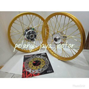 sepaket  velg tdr ring17 dpn 140  Blk140 untuk vixion new Terlaris